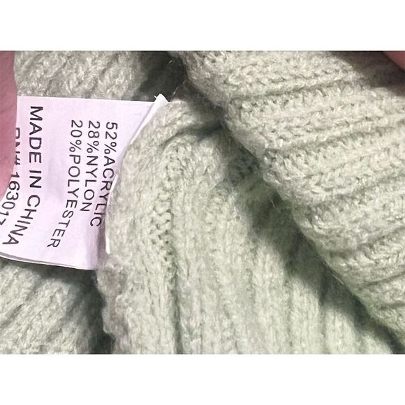 Princess Polly Women's Green V-Neck Cropped Sweater Size M/L - Picture 8 of 8